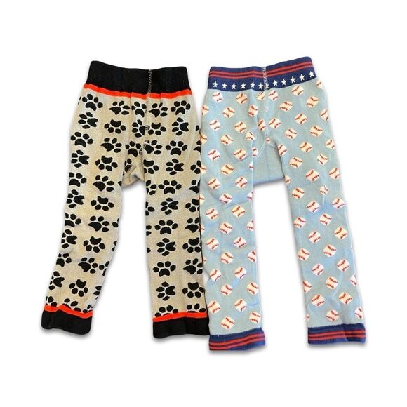 2 EUC Toddler Long John Pants/Leggings - Size 12-24 Months - Picture 2 of 4